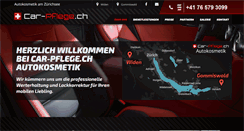 Desktop Screenshot of car-pflege.ch